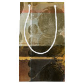 Kreisgrüne Tropfen Kleine Geschenktüte (Vorderseite)