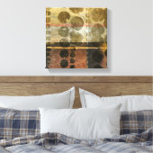 Kreisgrüne Tropfen Leinwanddruck (Insitu (Schlafzimmer))