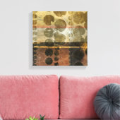 Kreisgrüne Tropfen Leinwanddruck (Insitu (Wohnzimmer))