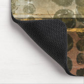 Kreisgrüne Tropfen Mousepad (Ecke)