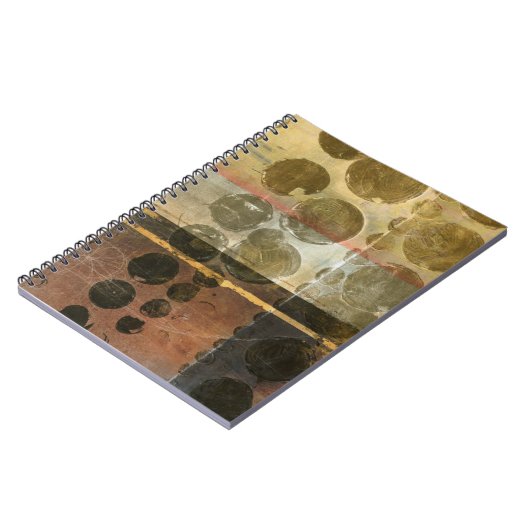 Kreisgrüne Tropfen Notizblock (Linke Seite)