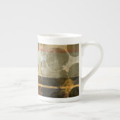 Kreisgrüne Tropfen Porzellantasse (Rechts)