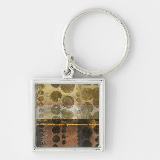 Kreisgrüne Tropfen Schlüsselanhänger (Vorne)