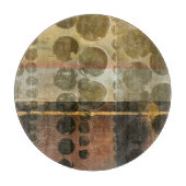 Kreisgrüne Tropfen Schneidebrett (Vorderseite)