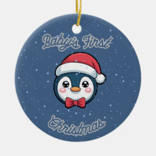 Kreishaltiges Erinnerungsornament - Baby's erstes Keramik Ornament