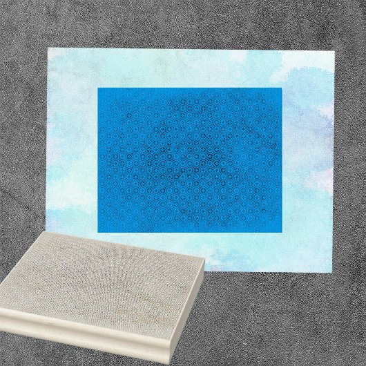 Kreishintergrund Gummistempel