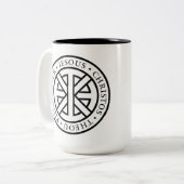 KreisIchthys Zweifarbige Tasse (Vorderseite Links)