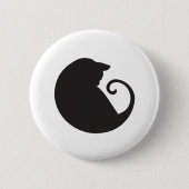 Kreiskatzen-Knopf Button (Vorderseite)
