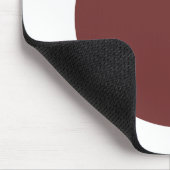 Kreislauf - braun und weiß mousepad (Ecke)