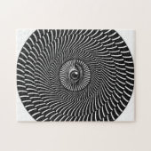 Kreislauf des Schwarzen und Weißen Auges Puzzle (Horizontal)