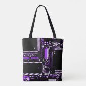 Kreislauf Lila 2 über den Totbeutel Tasche (Rückseite)