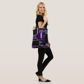Kreislauf Lila 2 über den Totbeutel Tasche (Am Model)