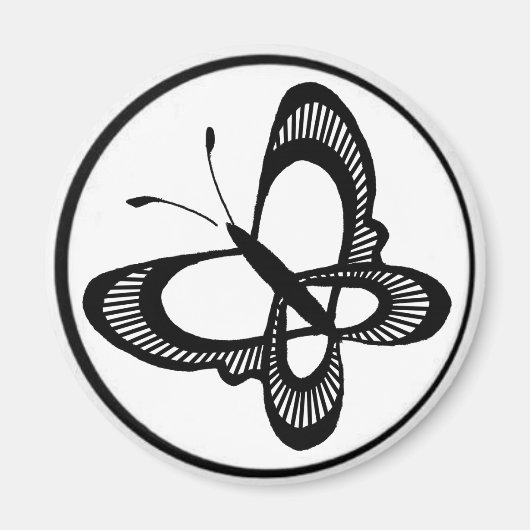 Kreislauf, Schmetterling 7 Magnet (Vorne)