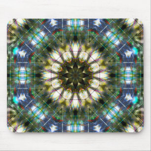 Kreislauf und Sternkaleidoskop im Acrylstil Mousepad