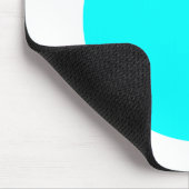 Kreislauf - Zyklus und Weiß Mousepad (Ecke)