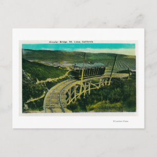 Kreislaufbrücke, LoweMt. Lowe, CA Postkarte