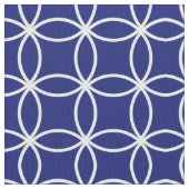 Kreisläufe des Fretwork-Musters Stoff (Nahaufnahme)