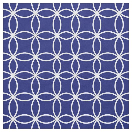 Kreisläufe des Fretwork-Musters Stoff (Muster)