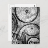 Kreislaufmuster in Brick am Sacre Couer Postkarte (Vorne/Hinten)