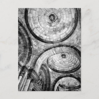 Kreislaufmuster in Brick am Sacre Couer Postkarte
