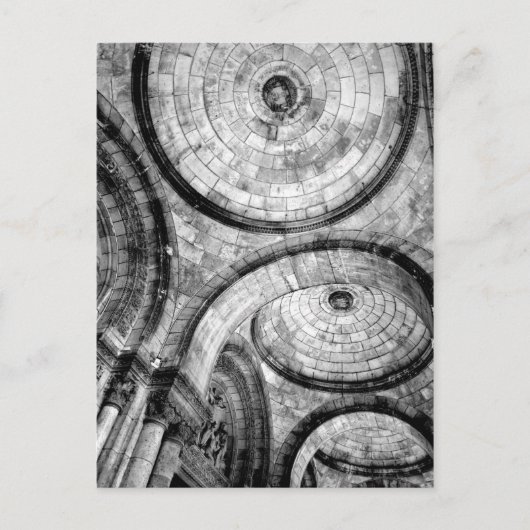 Kreislaufmuster in Brick am Sacre Couer Postkarte (Vorderseite)