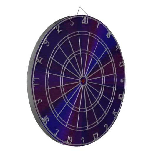 Kreislaufpatchwork Blau bis Lila Dartscheibe (Vorderseite Links)
