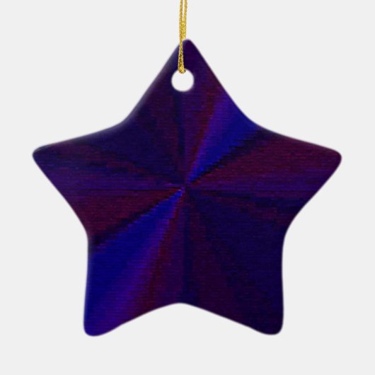 Kreislaufpatchwork Blau bis Lila Keramikornament (Vorne)