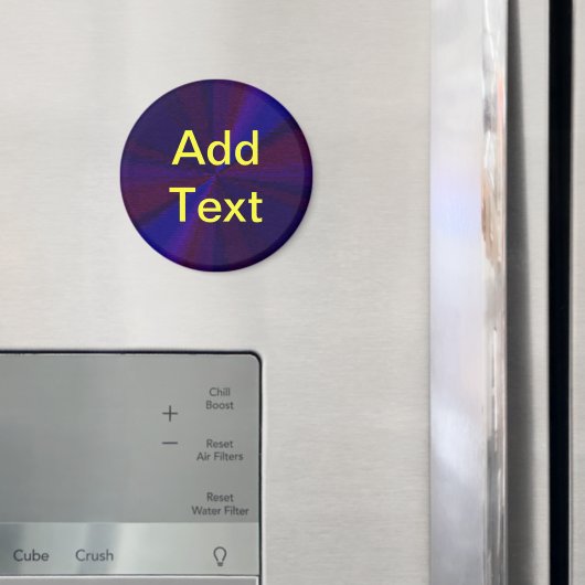 Kreislaufpatchwork Blau bis Lila Magnet (In Situ (Kühlschrank))