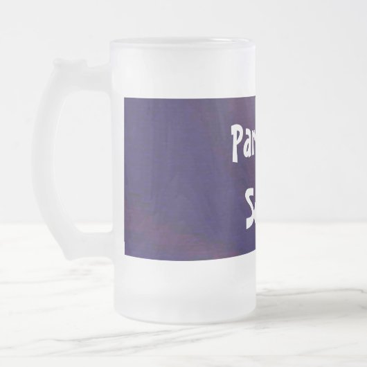 Kreislaufpatchwork Blau bis Lila Mattglas Bierglas (Links)