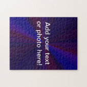 Kreislaufpatchwork Blau bis Lila Puzzle (Horizontal)