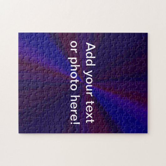 Kreislaufpatchwork Blau bis Lila Puzzle (Horizontal)