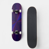 Kreislaufpatchwork Blau bis Lila Skateboard (Vorne)