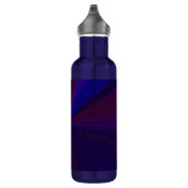 Kreislaufpatchwork Blau bis Lila Trinkflasche (Rechts)