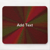 Kreislaufpatchwork Rot bis Grün Mousepad (Vorne)