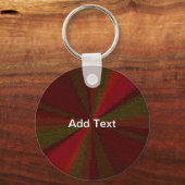 Kreislaufpatchwork Rot bis Grün Schlüsselanhänger (Vorderseite)