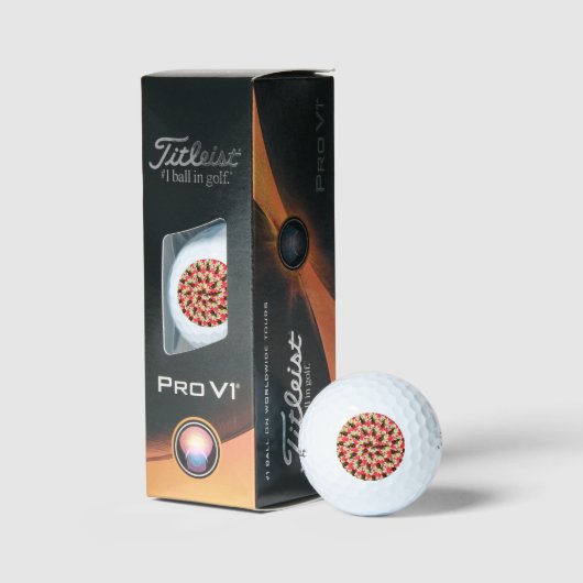 Kreislaufpferde und Frangipani, Golfball (Verpackung)