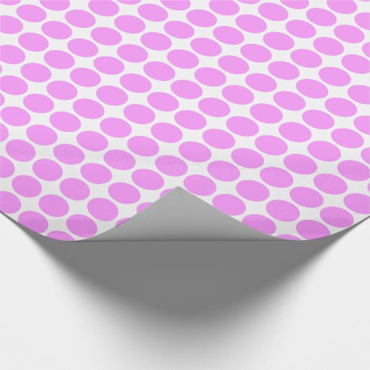 Kreislaufplätze - Leichte Violette auf Weiß Geschenkpapier (Ecke)