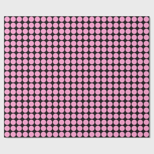 Kreislaufplätze - rosa auf schwarz geschenkpapier (Flach)