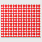 Kreislaufplätze - rot auf Weiß Geschenkpapier (Flach)