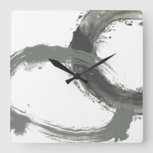 Kreislaufreaktion Quadratische Wanduhr