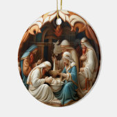 Kreislaufverzierung der Nativität Keramik Keramik Ornament (Links)