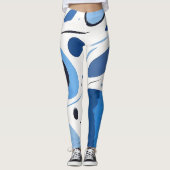 Kreislaufwahn Abstrakt Leggings (Vorderseite)