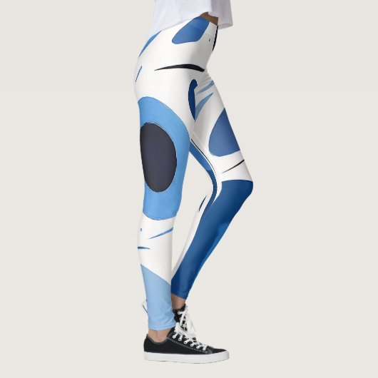 Kreislaufwahn Abstrakt Leggings (Rechts)