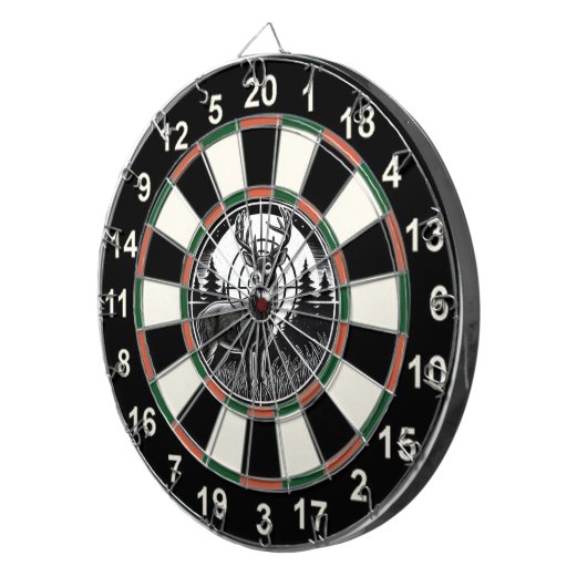 Kreislaufwild mit Waldziel Dartscheibe (Vorderseite rechts)