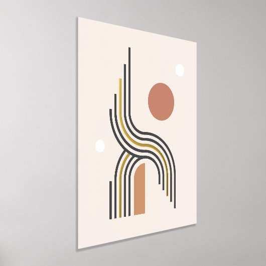 Kreislinien der abstrakten geometrischen Kunstlini Foliendrucke (Ablage )