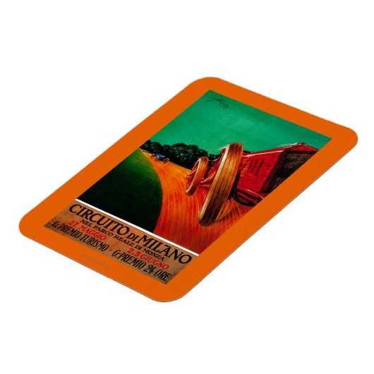Kreislito Di Milano Vintage PosterEurope Magnet (Linke Seite)