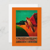 Kreislito Di Milano Vintage PosterEurope Postkarte (Vorne/Hinten)