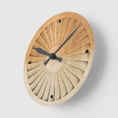 Kreisluftbündel Runde Wanduhr (Winkel)