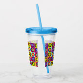 Kreismuster Acryltrinkbecher (Links)