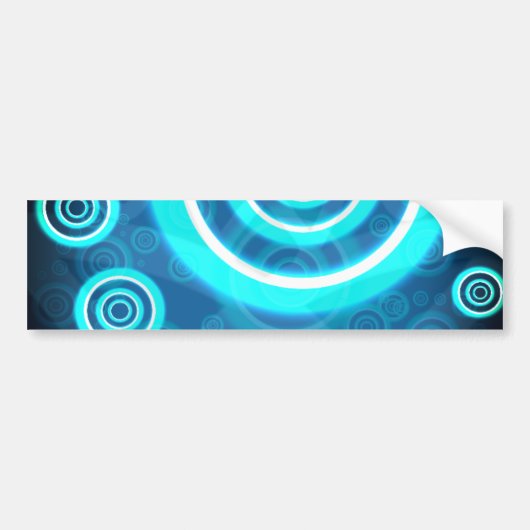 Kreismuster Autoaufkleber (Vorne)